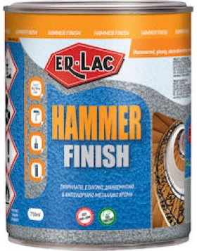 HAMMER FINISH Σφυρήλατο στιλπνό μεταλλικό χρώμα 750ml