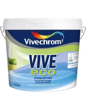 Vive Eco Οικολογικό Πλαστικό Χρώμα Εσωτερικής Χρήσης 