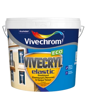VIVECRYL ELASTIC ECO οικολογικό Ελαστομερές Μονωτικό & Χρώμα Τοίχων 