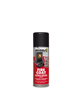MINOS TECH FIRE COAT Βερνικόχρωμα υψηλής θερμοκρασίας 650oC 300ml