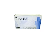 Γάντια νιτριλίου εξεταστικά ecomax - χωρίς πούδρα (100τμχ) Μπλε 
